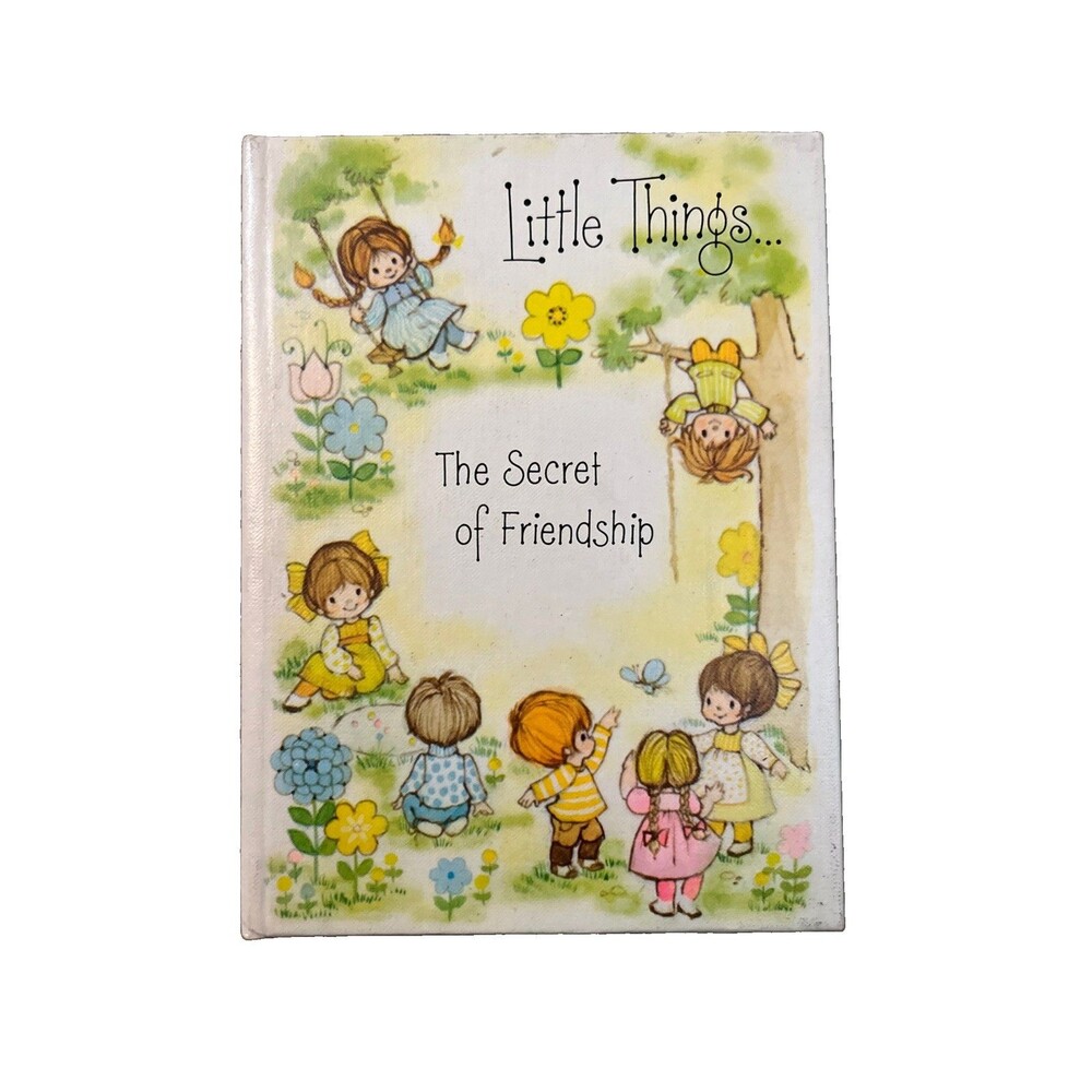 VTG 1972 Hallmark Mini Book Little Things Friendship Illustrated Katherine Davis